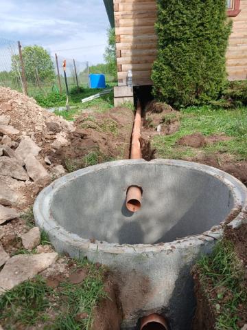 Подключение фановой трубы к септику